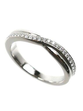 Harry Winston Platinum Tryst One Row Ring Diamond
